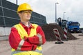Road Construction Worker Royalty Free Stock Photo