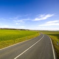 Road through countryside Royalty Free Stock Photo