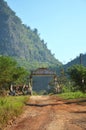 Road in Countryside at Tai Ta Ya Monastery