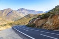 Road in Cretan mountains. Greece Royalty Free Stock Photo