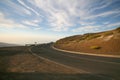 Road curve in mountains