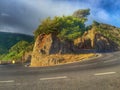 Road curve up the Teide