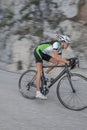 Road cycling - blurred road bike