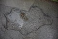 Road damage caused by potholes Royalty Free Stock Photo