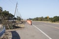 Road Damage on A1A Highway