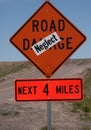 Road Damage Sign