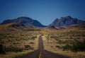 Road through Davis Mountains, Texas