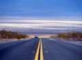 Road in Death Valley Royalty Free Stock Photo