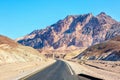 Road in Death Valley National Park Artist`s Drive, United States Royalty Free Stock Photo