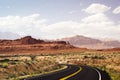 Road Through Desert in Glen Canyon Royalty Free Stock Photo