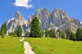 Road in Dolomites, Italy
