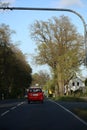 On the road driving from Dorsten to Haltern am see north Germany background print