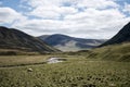 Road driving Highlands Mountain Scotland UK Royalty Free Stock Photo