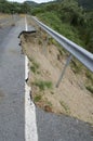 Road erosion