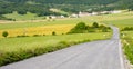 Road between farms that goes to the town of Arteta