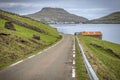 Road in faroe island