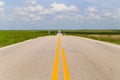 Road through the Flint Hills Royalty Free Stock Photo