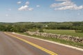 Road through the Flint Hills Royalty Free Stock Photo