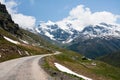 Road in French Alps Royalty Free Stock Photo