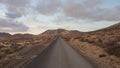 Road in Fuerteventura