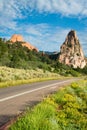 Road through Garden Of The Gods Royalty Free Stock Photo