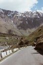 Road in Georgian mountains