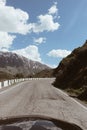 Road in Georgian mountains