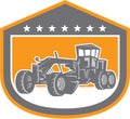 Road Grader Shield Retro