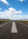 Road with gray arrow Royalty Free Stock Photo