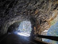 The road through the great cave in Hualien, Taiwan Royalty Free Stock Photo