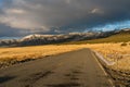 Road Into Great Sand Dunes National Park Royalty Free Stock Photo