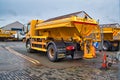 Road gritting equipment in Birkenhead, Wirral, UK Royalty Free Stock Photo