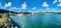Road Harbor in Road Town, on Tortola, British Virgin Islands Royalty Free Stock Photo