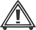 Road Hazard Triangle - Caution Warning Sign