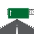 Road highway sign. Royalty Free Stock Photo