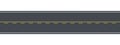 Road highway top view elements isolated on white background. Vector illustration Royalty Free Stock Photo