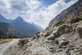 Road in Himalaya mountains Royalty Free Stock Photo