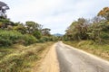 Road in Horton Plains National Park, Sri Lanka.