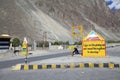 Road in Hunder in Nubra Valley, Ladakh, India