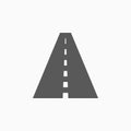 Road icon, street, roadway, travel