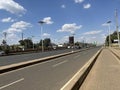 Road and Infrastructure in Nairobi Kenya Royalty Free Stock Photo