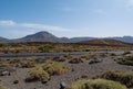 Road inside caldera of Volcano Teide, Tenerife island, Canary islands, Spain Royalty Free Stock Photo