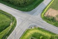 Road Intersection Aerial