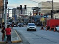 Road Intersection at Mandaue City, Cebu, Philippines Royalty Free Stock Photo