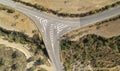 road junction in the south of Granada Royalty Free Stock Photo