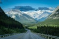 Road through Kananaskis Country Alberta Canada in the Canadian Rockies Royalty Free Stock Photo