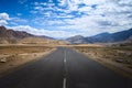 Straight Road in Ladakh India