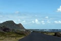 Road and last hill to Cape of Good Hope Royalty Free Stock Photo