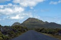 Road and last two hill to Cape of Good Hope Royalty Free Stock Photo