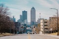 A Road Leading Into Downtown Des Moines, Iowa